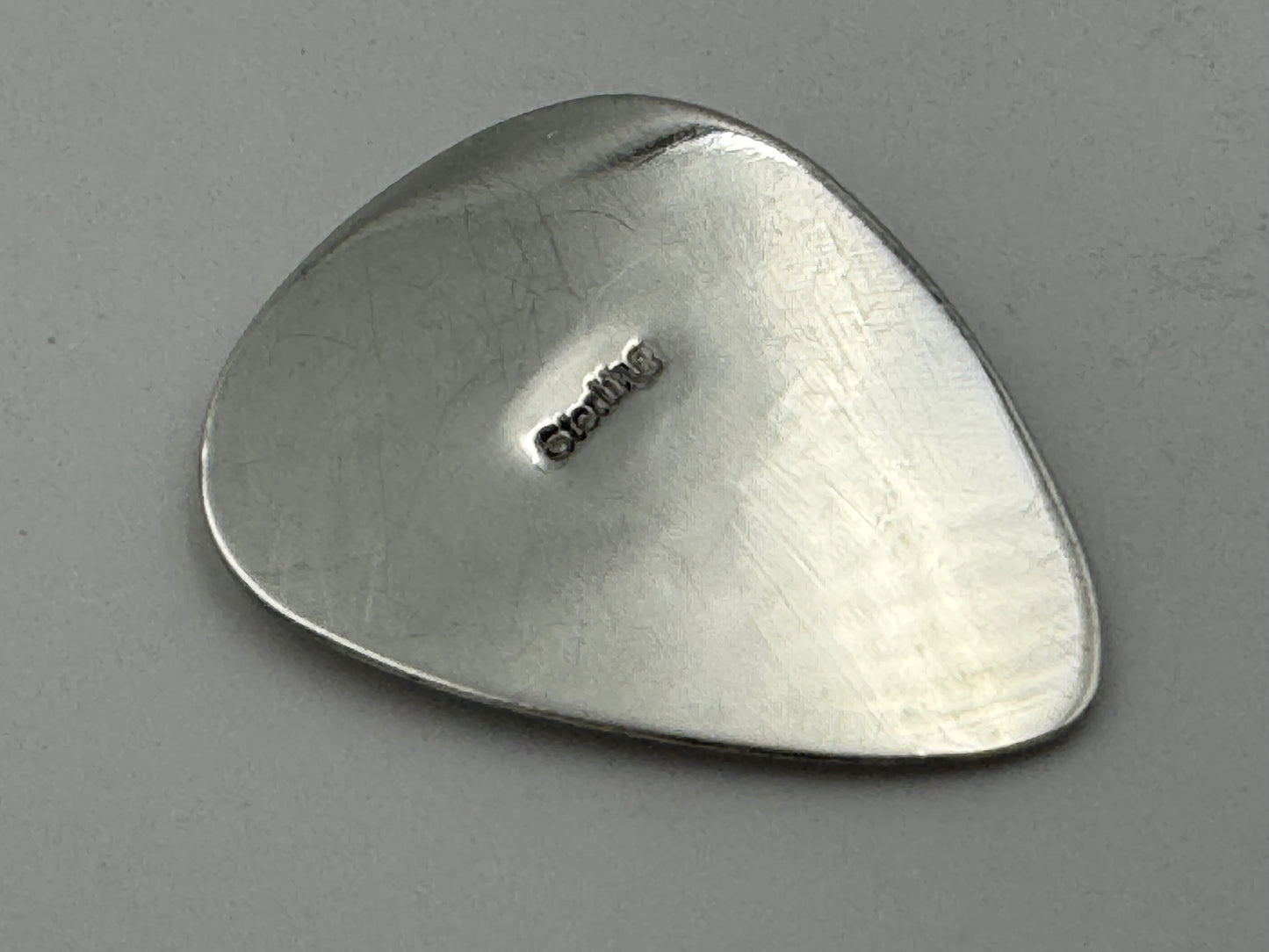 Ronnie Spencer Sterling Silver Cannabis Leaf Guitar Pick #5