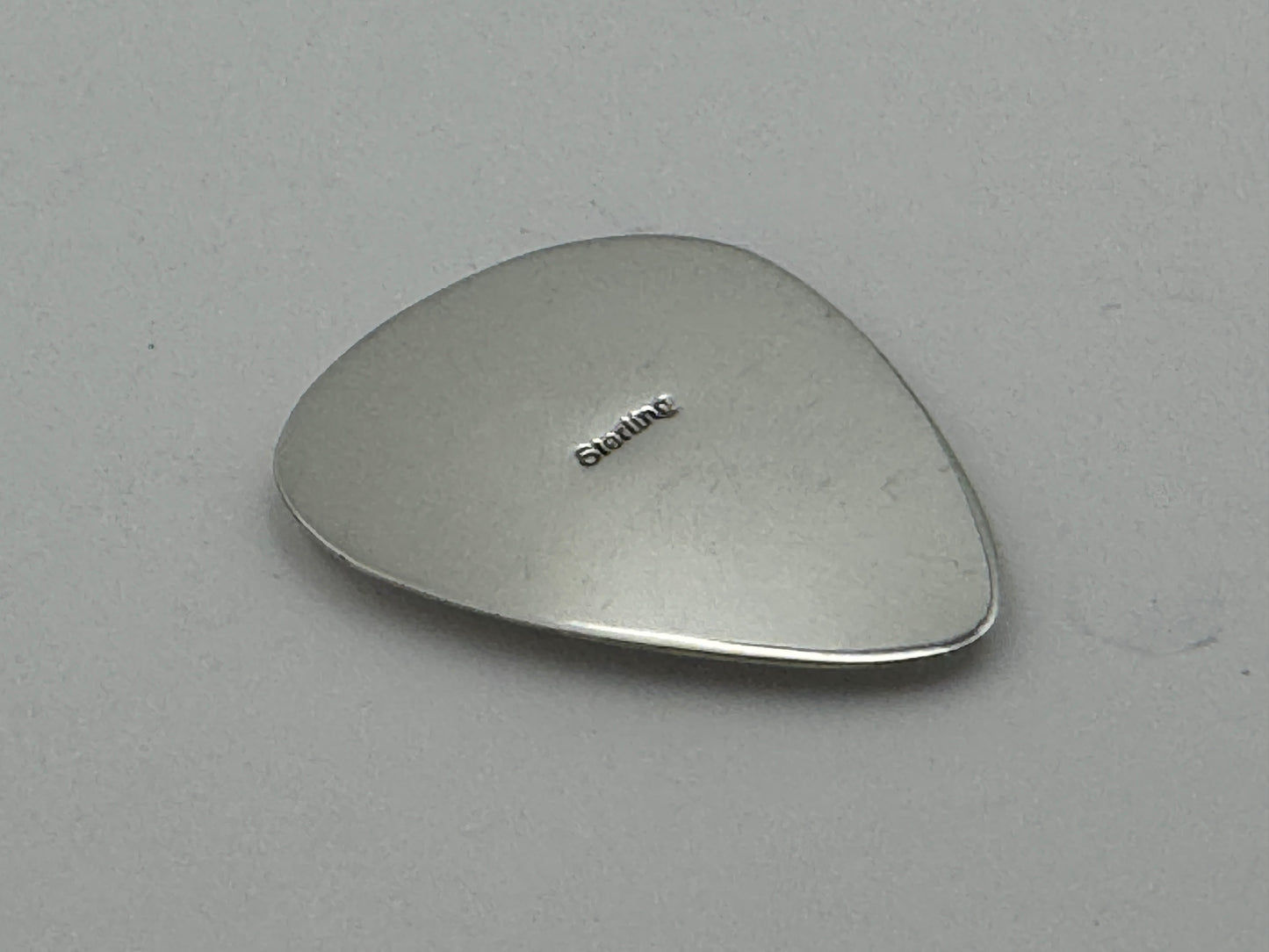 Ronnie Spencer Sterling Silver Cannabis Leaf Guitar Pick #7